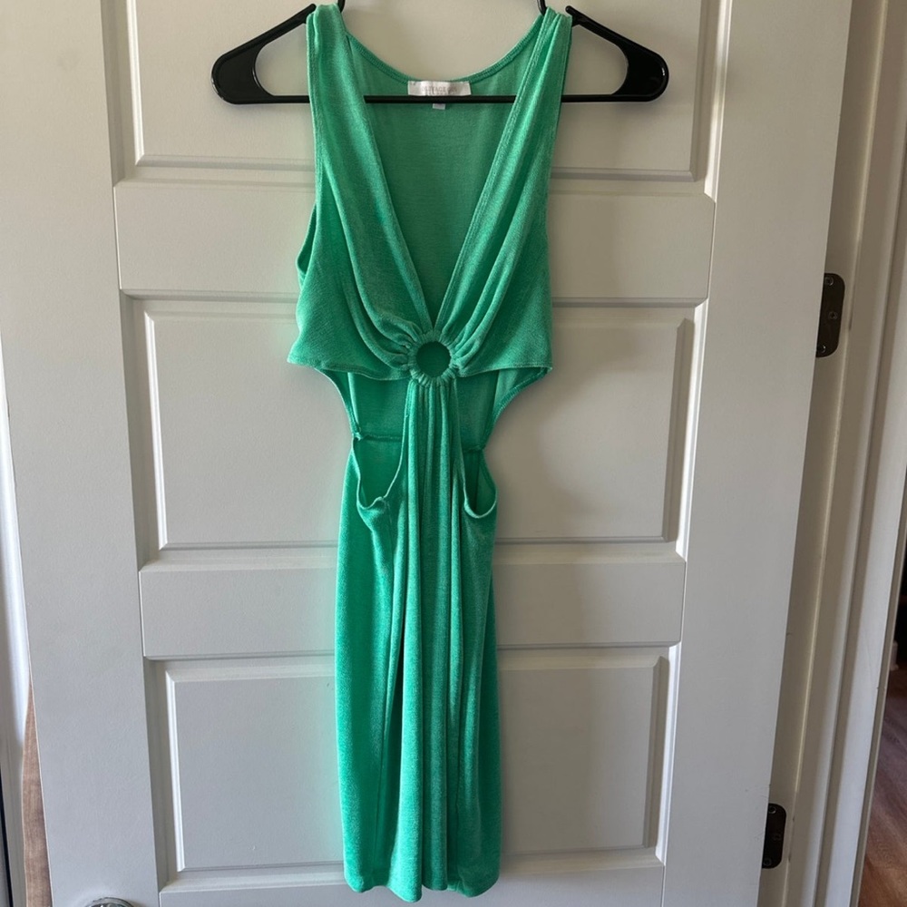 Sea foam green dress